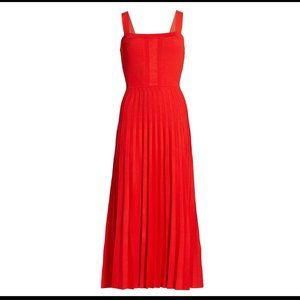 Jason Wu Collection Knit Tank Midi Dress Red XS NWT